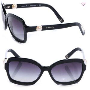 Chanel Pearl Sunglasses 5132-H Black